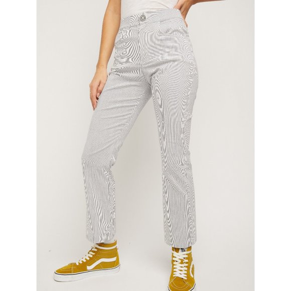 NWT Free People Florence Crop Flare / Railroad - Picture 1 of 7